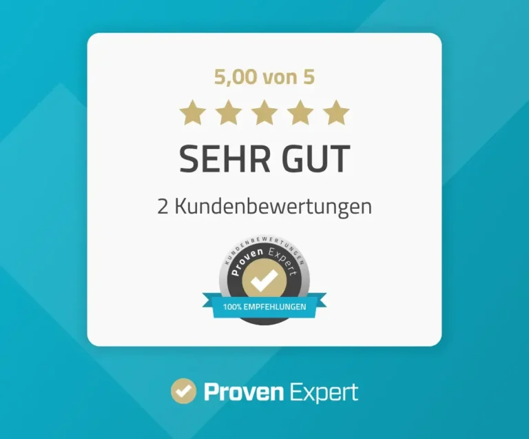 Top Bewertung Proven Expert