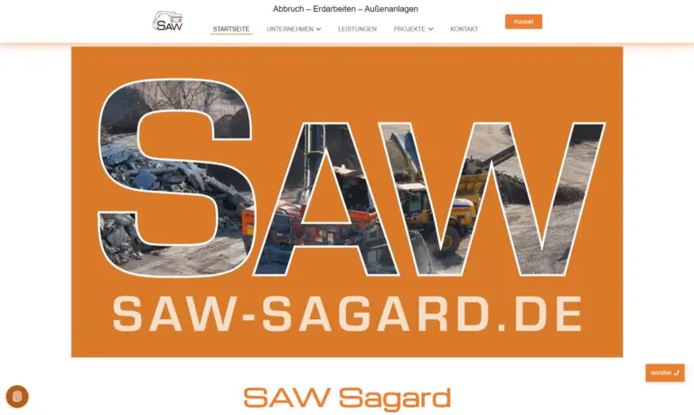 SAW Rügen - Abbruch Gartenlandschaftsbau