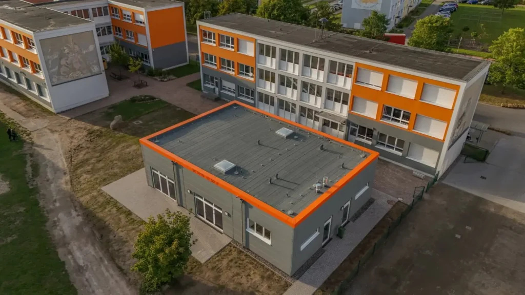 Die Mensa der Gemeinde Sagard