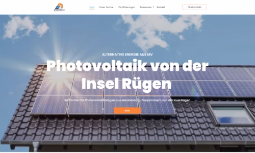 Photovoltaik Profis von der Insel Rügen